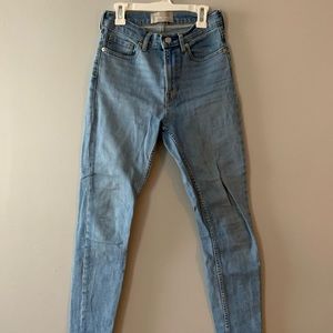 Everlane High Waisted Skinny Jeans 25 Ankle